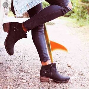 Teva heeled booties